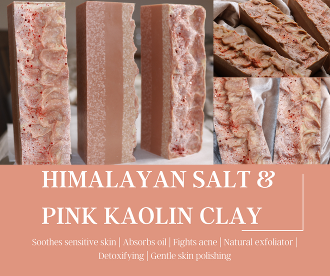 Kaolin Clay & Pink Himalayan Salt Soap